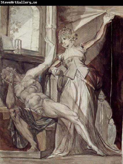 Henry Fuseli Kriemhild and Gunther,